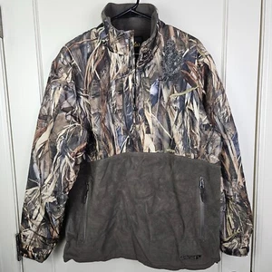 Cabela’s Dry Plus 4most Truetimber Camo Hunting Jacket Coat 1/2 Zip Pullover M - Picture 1 of 4