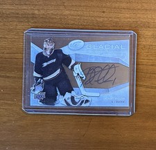 2008-09 UPPER DECK ICE GLACIAL GRAPHS AUTO AUTOGRAPH JONAS HILLER GGJH DUCKS