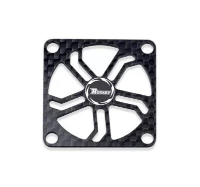 Rocket 40 x 40mm  Electric Motor Fan Carbon Fibre Cover Grill 1/10 1/8 Arrma HSP - Image 1 of 4