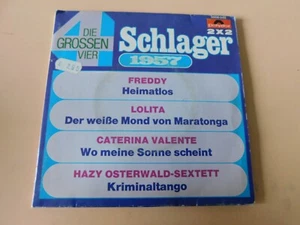Schlager 1957 - Freddy, Hazy Osterwald u.a. Rare Doppel-Single - 7" Vinyl Single - Bild 1 von 2