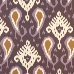 60 Yards fabric roll, Multi Purpose, 100% Cotton, 55" Width, Ikat, Amethyst - Picture 1 of 5