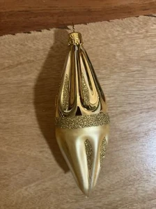 Christbaumschmuck Gablonz -Zapfen Goldbronze - Bild 1 von 2