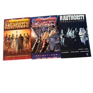 The Authority Graphic Novel Lot Of 3: Under New Management Relentless & Revoluti - Picture 1 of 4