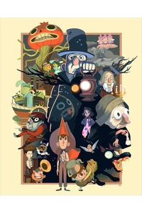 Over Garden Wall von Glen Brogan limitierte Auflage x/255 Poster Druck Mondo NEUWERTIG Kunst - Bild 1 von 1