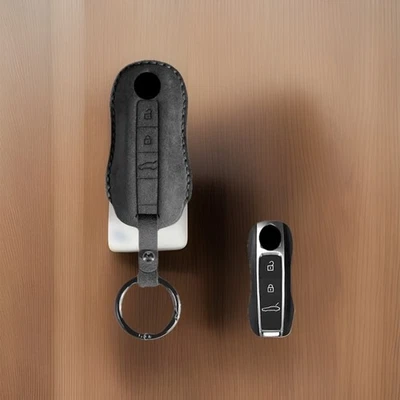 ALCANTARA Porsche Schlüsselhülle Schlüsselanhänger key CASE Cover MACAN 911 991 - Bild 1 von 3