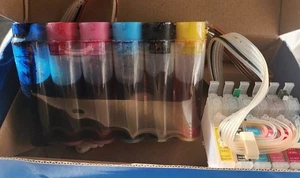 CISS Continuous Ink Supply System EPSON ARTISAN 50 Photo Stylus R260 R280 & INK! - Picture 1 of 7