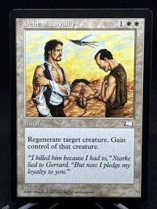 Debt of Loyalty UNPLAYED Weatherlight Reserved List Rare MTG Magic the Gathering - Bild 1 von 2