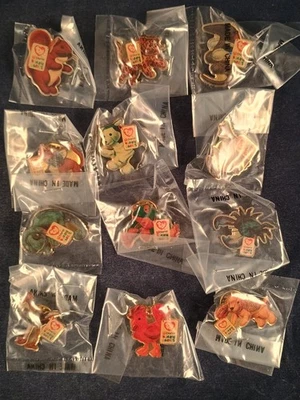 Ty McDonalds Promo Crew set of 12 Pins Teenie Beanie Babies NEW - Image 1 of 4