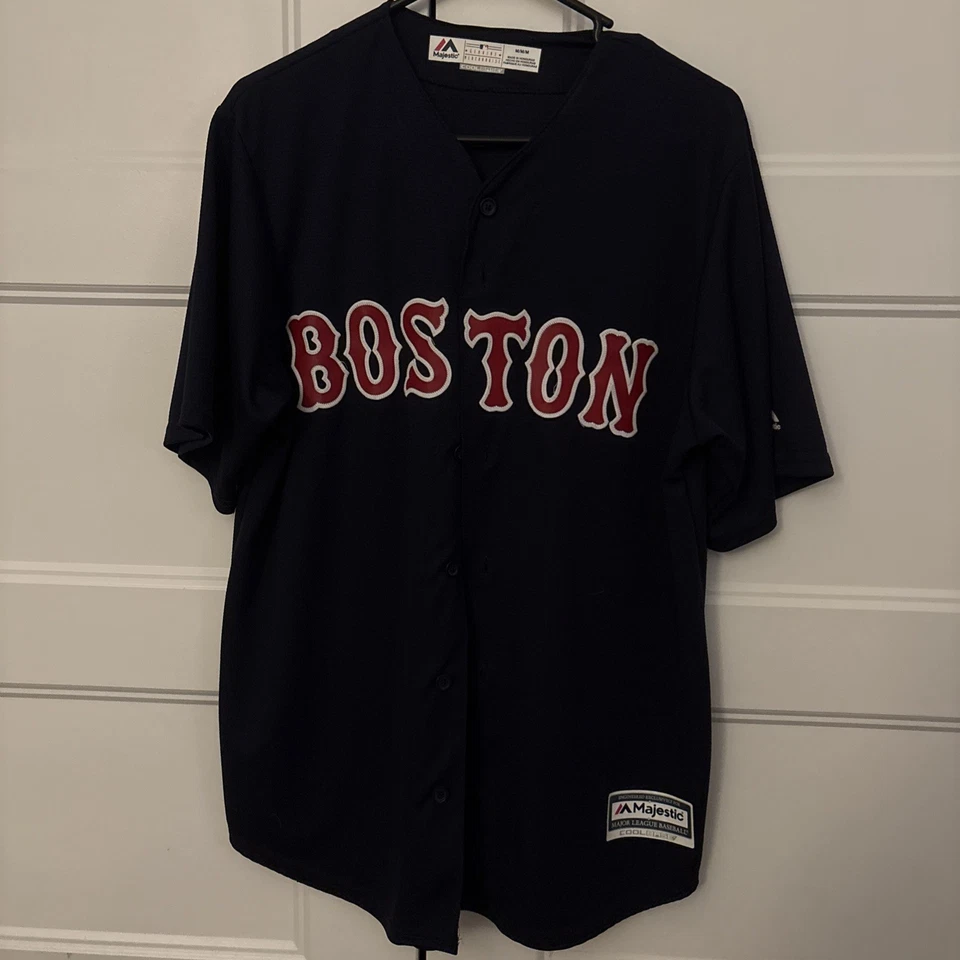 Jersey alternativo Majestic Red Sox talla M Foto 1 de 4