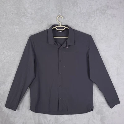The North Face North Dome Performance Shirt Mens XL Charcoal Snap Button Front - Image 1 of 4