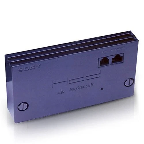 Adaptador de red HDD Sony PlayStation 2 PS2 2X para juegos en línea Foto 1 de 4