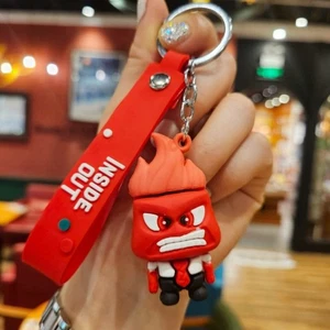 Silicone Metal Lobster Clasp 3D Cartoon Doll Keychain Toys Phone Ornaments - Picture 1 of 2