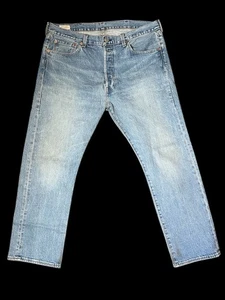 Vintage Levi's 501 38x30 -1997 To 1999 Egypt made Capital E Pocket Red Wing Tag - Bild 1 von 12