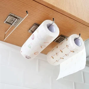 Stainless Steel Toilet Paper Holder Toilet Accessories Bathroom Rack - Photo 1/9