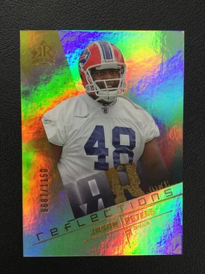 2004 Upper Deck Reflections #223 Jason Peters /1150 Buffalo Bills - Image 1 of 2