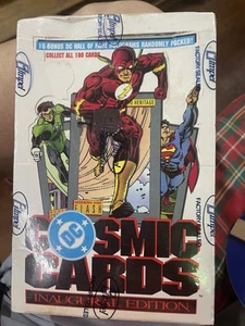 1991 DC Comics COSMIC CARDS, Inaugural 1st Edition Impel Sealed Box 36 Packs - Bild 1 von 2