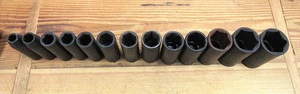 Pittsburgh 13 Pc. Chrome Vanadium 1/2" Dr. Metric 6 Pt. Impact Socket Set & Case - Picture 1 of 13