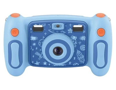 SILVERCREST(HOYER HANDEL GMBH) Silvercrest Spiel Fotoapparat Kinderkamera Kids Cam Multifunktion SMKC 5 A1 blau