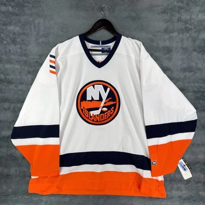 Vintage CCM New York Islanders Official NHL White Jersey Adult Size 2XL - Image 1 of 4