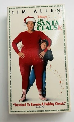 1995 Vintage The Santa Clause Movie VHS Tape Tim Allen Christmas Disney Vintage  - Image 1 of 3