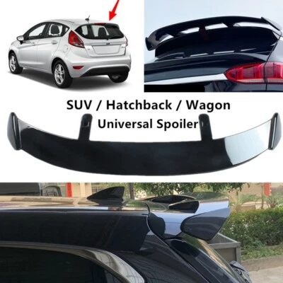 Universal Fit For Ford Fiesta 2012-2019 Tailgate Roof Spoiler Top Roofline Wing - Image 1 of 4