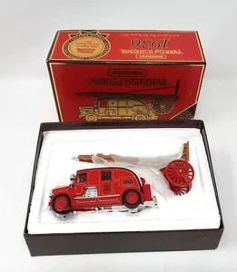 Matchbox Y9 Leyland Cub Fire Engine FK-7 1936 red Models of Yesteryear MoY 1:49 - Picture 1 of 3
