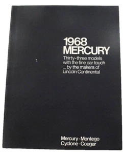 1968 Lincoln Mercury Station Wagons Color Factory Sale Brochure - Picture 1 of 6