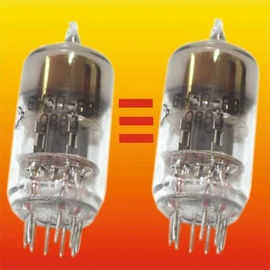 6N3P-EV STRONG MATCHED PAIR TUBE USED TESTED 100% IN NORM 2C51 5670 6CC42 - Picture 1 of 4