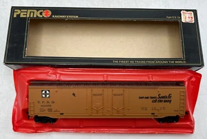 Pemco Ho Scale 3450-001 60' Boxcar Plug Door SF Santa Fe SFRD 213355 Train Car - Picture 1 of 6