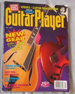 May 1992 GUITAR PLAYER Hendrix Clapton Transcriptions - Foto 1 di 1