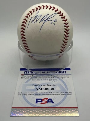 Plácido Polanco Stl. Autógrafo firmado por los Cardenales OMLB béisbol PSA ADN *39 Foto 1 de 2