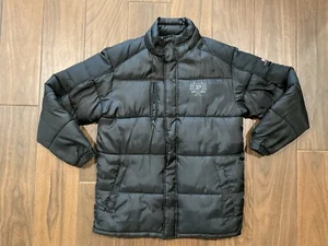 Phat Farm Full Zip Puffer Jacket Men’s Sz Large Coat Black Vintage Y2K Hip hop - Picture 1 of 17