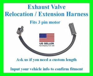 fits 3 pin VW Audi Exhaust Valve Actuator Motor Connector Plug Harness Wiring - Picture 1 of 2