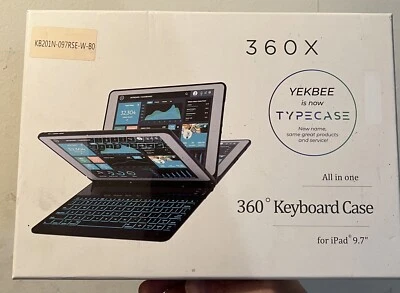 YEKBEE TYPECASE 360X FUNDA TECLADO INALÁMBRICO PARA IPAD 9.7” Oro Rosa Foto 1 de 4