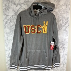 Ultra Game NCAA Soft Fleece Pullover Hoodie Sweatshirt USC Trojans Size M NWT - Picture 1 of 12