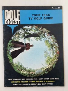 VTG Golf Digest Magazine January 1966 Gary Player Think Your Way No Label - Picture 1 of 2