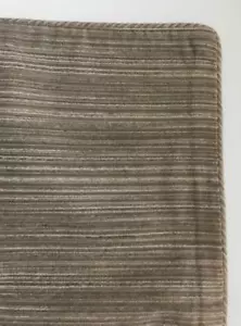 Crate & and Barrel - MACKENZIE TAUPE 2 - Kissenbezug - 20" - Neu ohne Etikett - Tonal/Graded Stripe - Bild 1 von 2