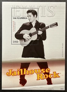GAMBIA ELVIS PRESLEY STAMPS SS 2009 MNH ELVIS IN THE MOVIES JAILHOUSE ROCK #3189 - Picture 1 of 1
