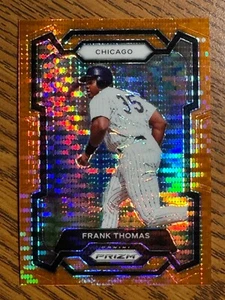 2024 Panini Prizm Prizms Orange Pulsar #99 Frank Thomas #/399 (2979) - Bild 1 von 2