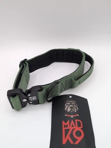 Mad K9 Tactical Dog Collar For Large Dogs, Green New With Tags. - Bild 1 von 4