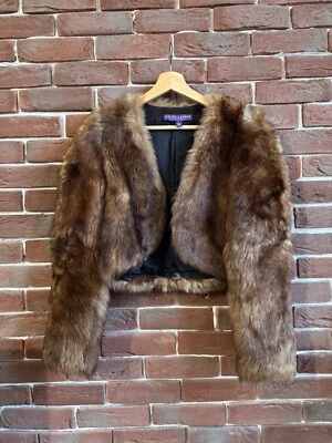 Ralph Lauren Purple Label Lamb Shearling Women’s Jacket XL Brown - Image 1 of 4