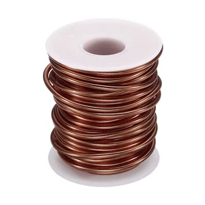 Rollo de alambre de entrenamiento de aluminio anodizado Bonsai de 3 mm 33 pies de cobre - Imagen 1 de 7