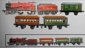 Pre-War Bassett-Lowke 0-gauge 4-4-0 Compound Electric Train set (c.1933-1940) - Picture 1 of 14