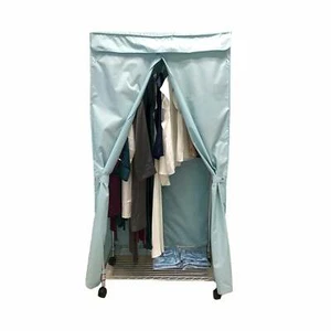 Portable Garment Rack Cover 36"W x 18"D x 68"H Glacier Blue (COVER ONLY) - Picture 1 of 4