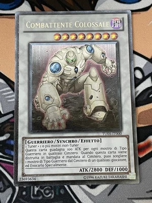 Yu-Gi-Oh! Colossal Fighter Ultimate Rare TU05-IT000 ITALIAN LP/NM - Image 1 of 2