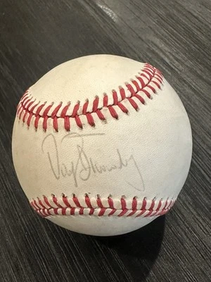 Бейсбольные мячи Мировой серии 1986 с автографом Дэррила Строберри - Изображение 1 из 2