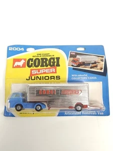 Vintage Corgi Super Juniors 2004 Ford Articulated Removals Van Mint Sealed MOC - Picture 1 of 8