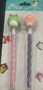 Squishmallow Pen Stylo - 2 Pack Cool New - Picture 1 of 2