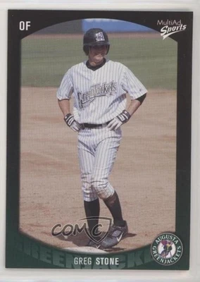 2003 MultiAd Sports Augusta GreenJackets Greg Stone #25 - Image 1 of 2