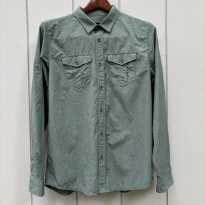 PRANA - Camisa manga larga con botones - Para hombre L - 18 x 35,5 - Senderismo, camping, aire libre - - Imagen 1 de 12